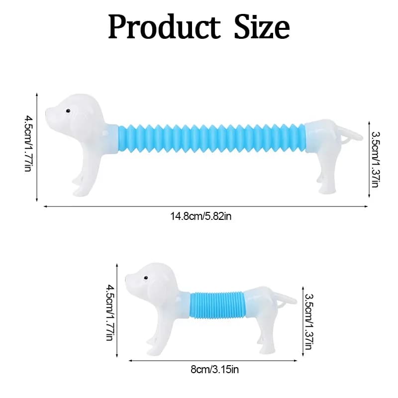 Tubes Pop extensibles pour chien, 10 pièces, anti-Stress, jouet pour enfants, cadeaux de fête d'anni
