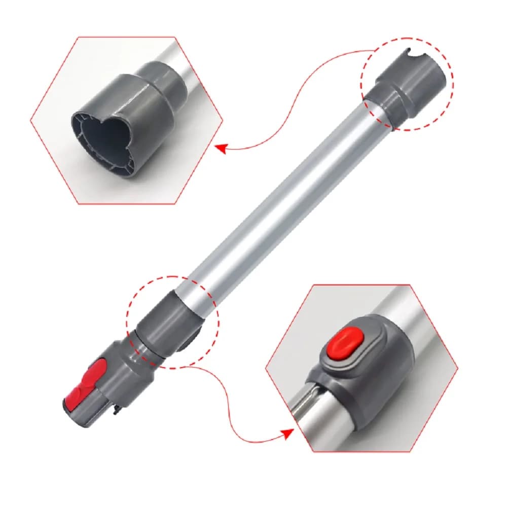 Tube d'extension de tige télescopique pour aspirateur Robot de balayage Dyson V7 V8 V10 V11 V15, acc