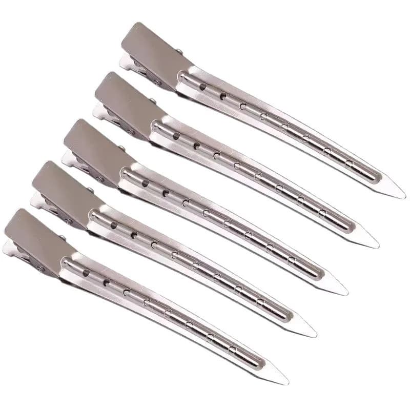 Pinces à cheveux Barrettes en métal, 5/10 pièces, pinces de sectionnement pour coiffure, barbier, co