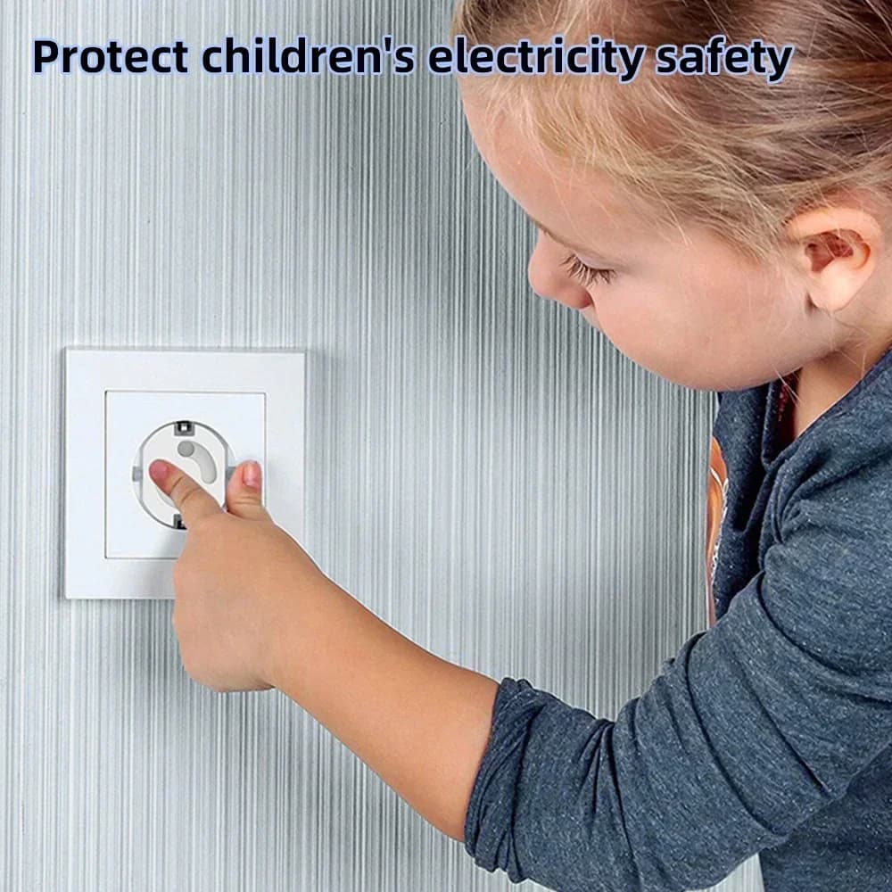 1/10 pièces Protection de prise électrique bébé enfant prise de courant ue garde de sécurité Anti-ch