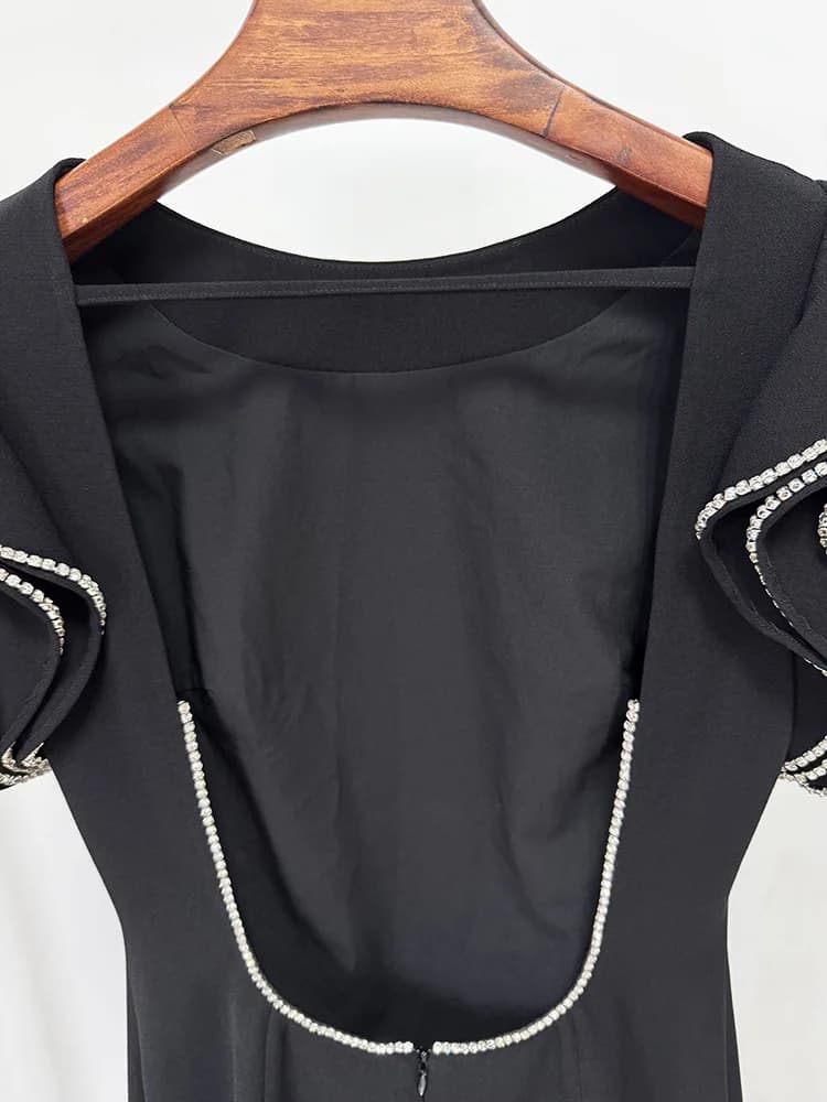 HIGH STREET Nouvelle Collection 2026 Robe Longue de Soirée Designer pour Femme, Ornée de Perles et d