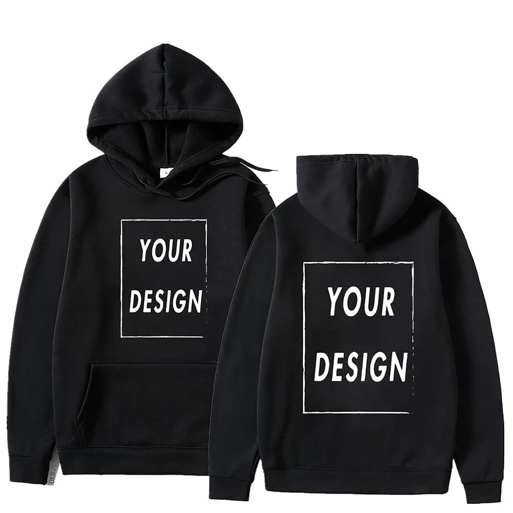 Votre propre Design marque Logo/image personnalisée partout hommes femmes sweat à capuche bricolage 