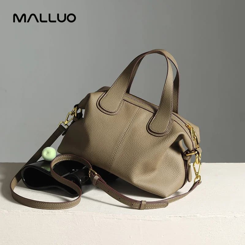 Sac en cuir de vache naturel pour femmes, sacs à bandoulière rétro en cuir de vache, sac à bandouliè