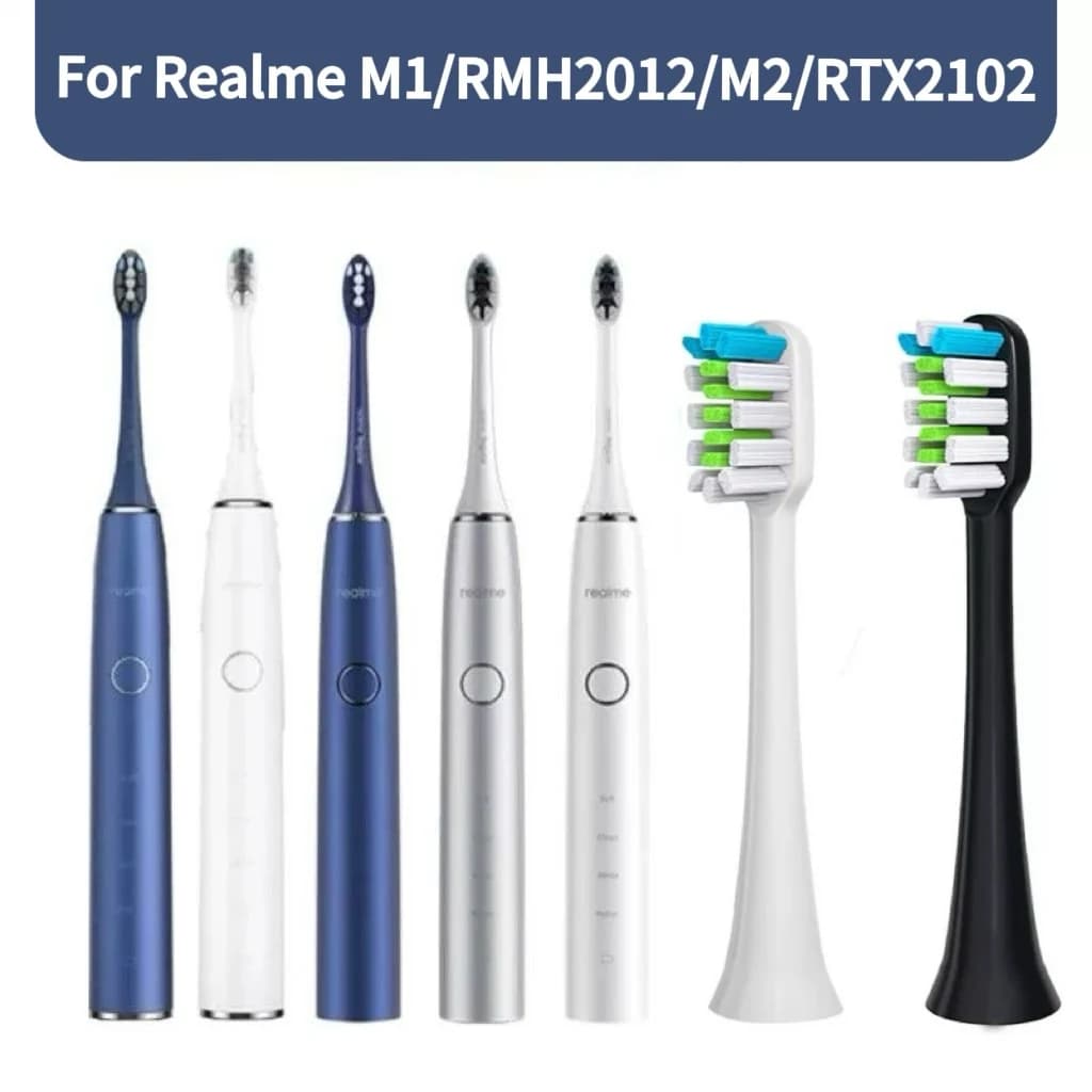 Têtes de brosse à dents de rechange pour Realme M1/RMH2012/M2/RTX2102, pour brosse à dents électriqu