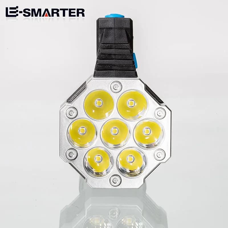 Lampes de poche LED haute puissance, torche de Camping avec 7 perles de lampe et lumière latérale CO