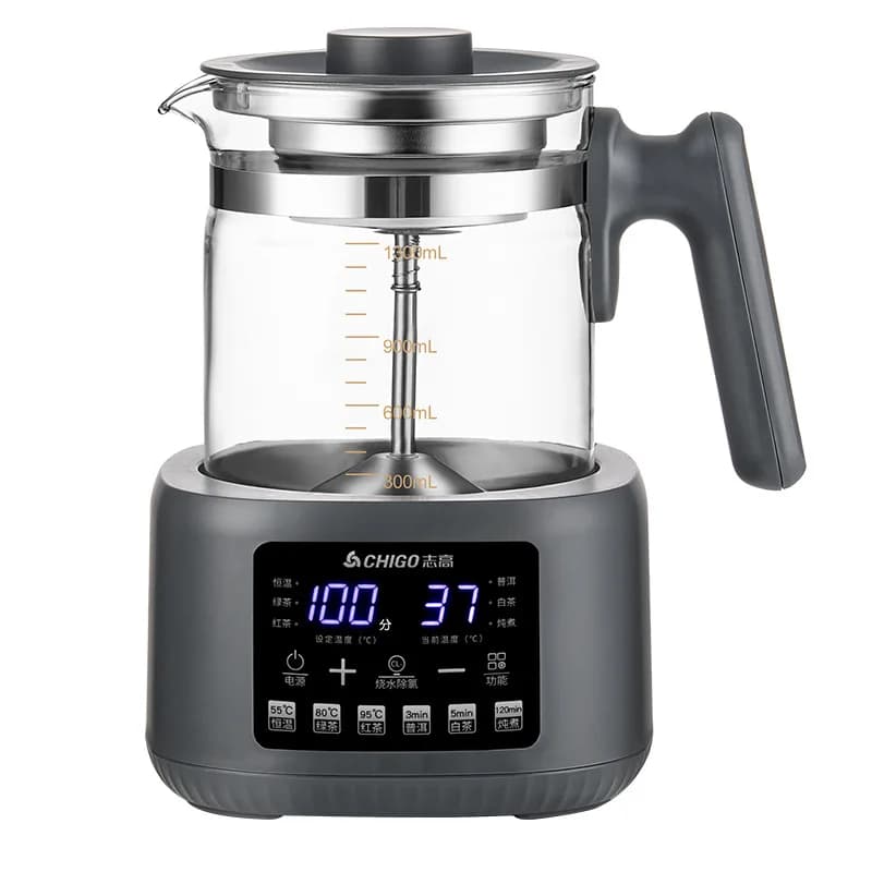 Bouilloire à thé à pulvérisation de vapeur 1,3 l, bouilloire électrique multifonctionnelle pour bébé