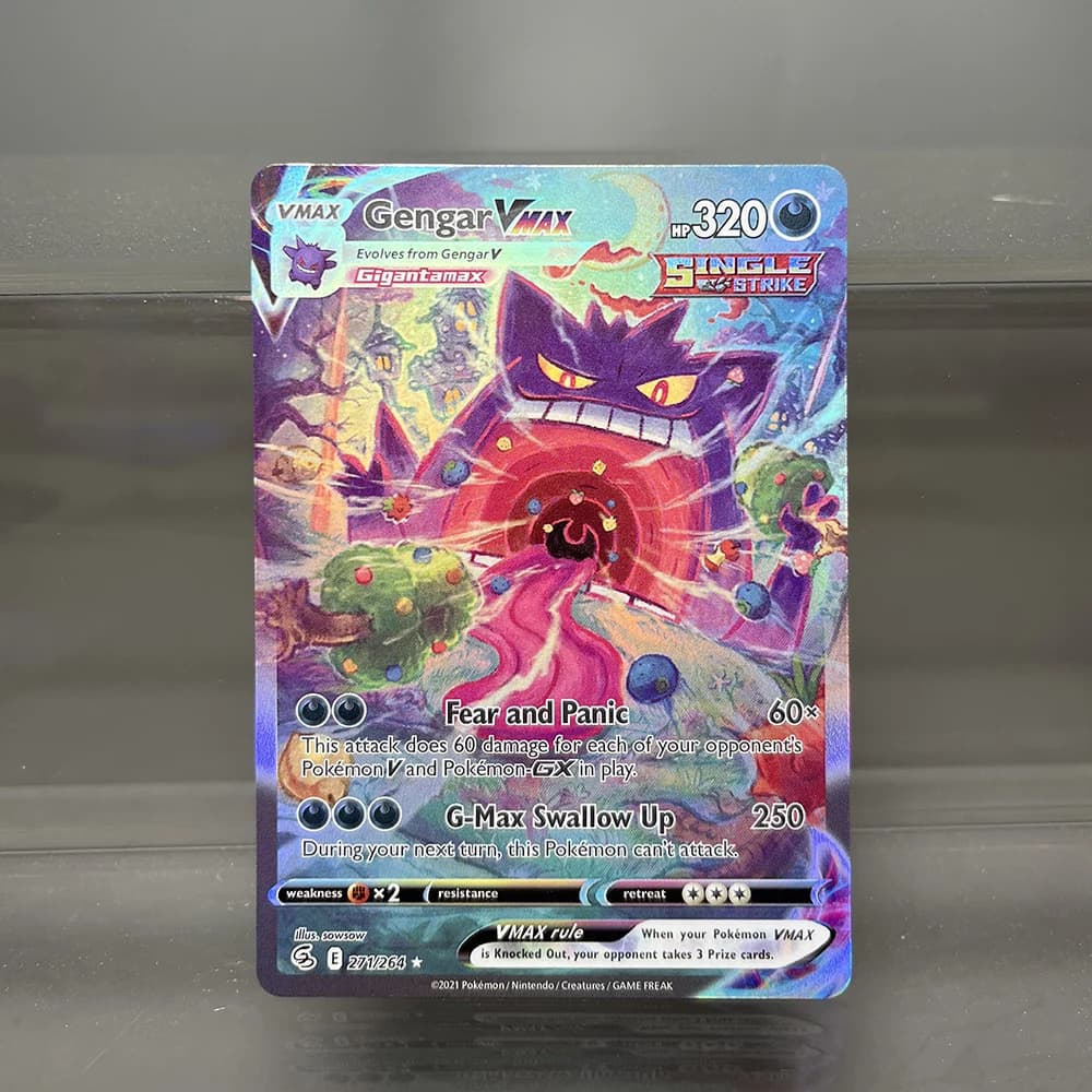 Cartes simples PKM en aluminium Pikachu Charizard EX Bubble Mew, cartes de Collection rares, cartes 