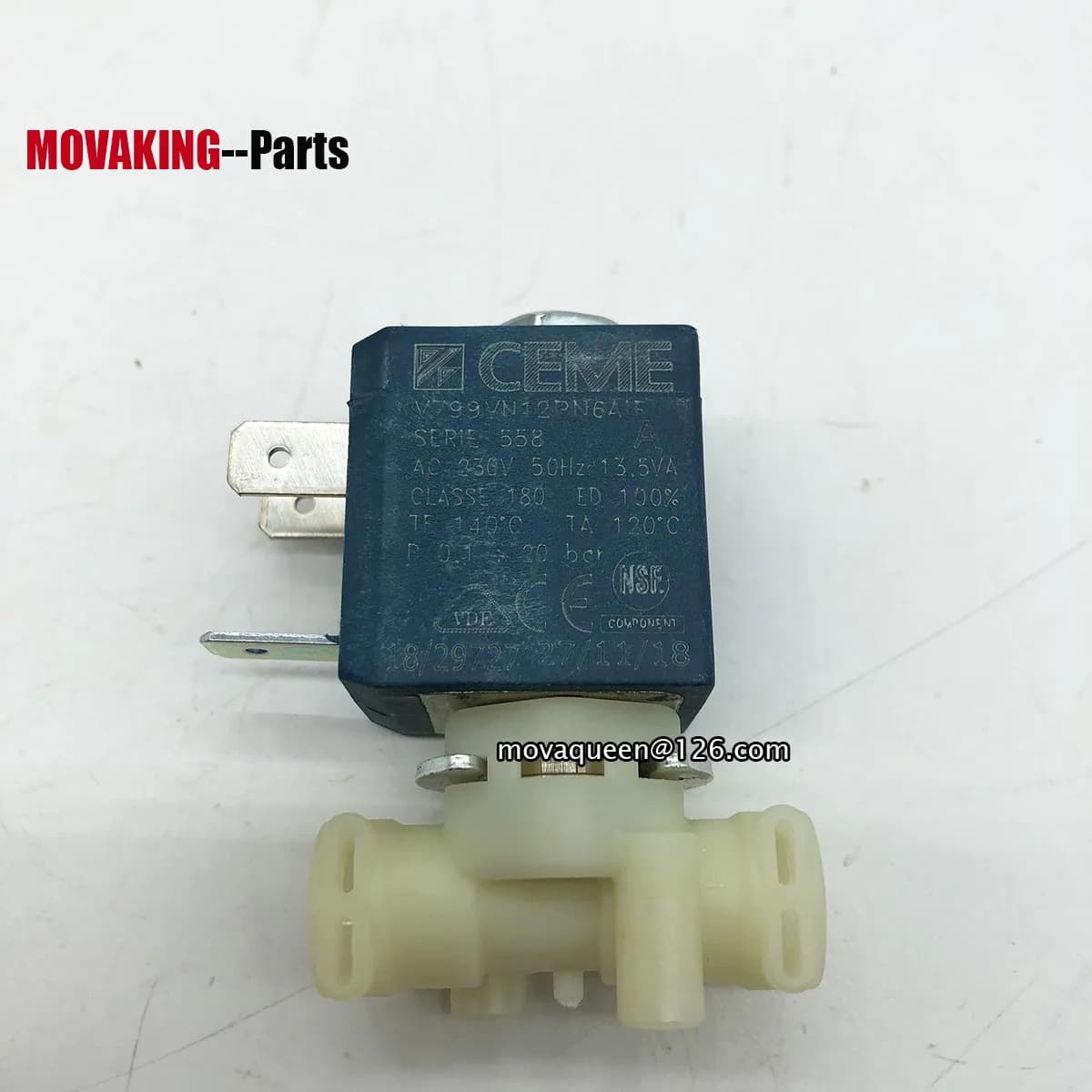 Pièces de rechange pour machine à expresso, vanne de vapeur et d'eau, électrovanne, AC 220V, série 5