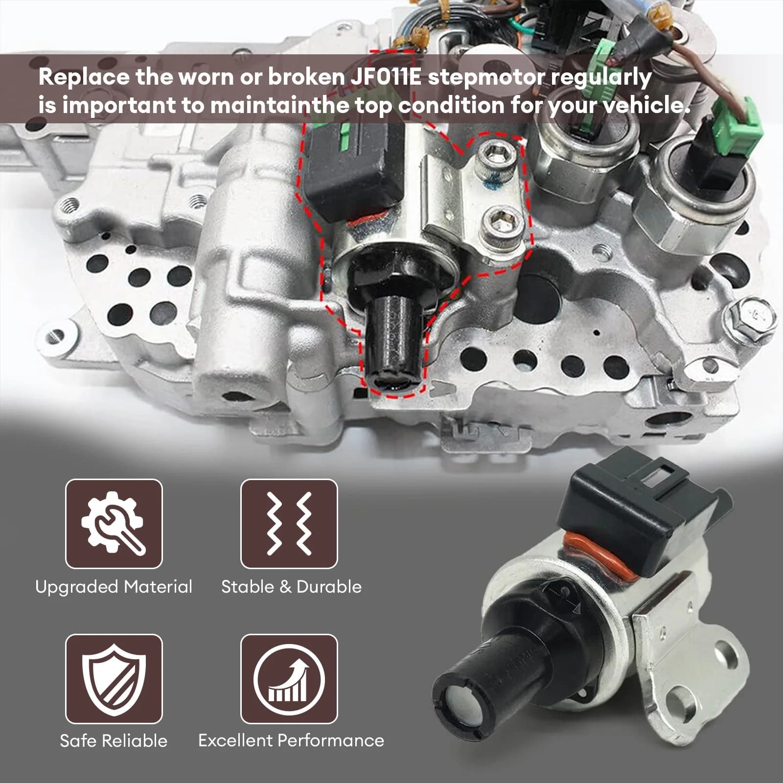 Moteur pas à pas de Transmission JF011E CVT RE0F10E, pour Nissan Altima Rogue Sentra 2,5l Dodge 2034