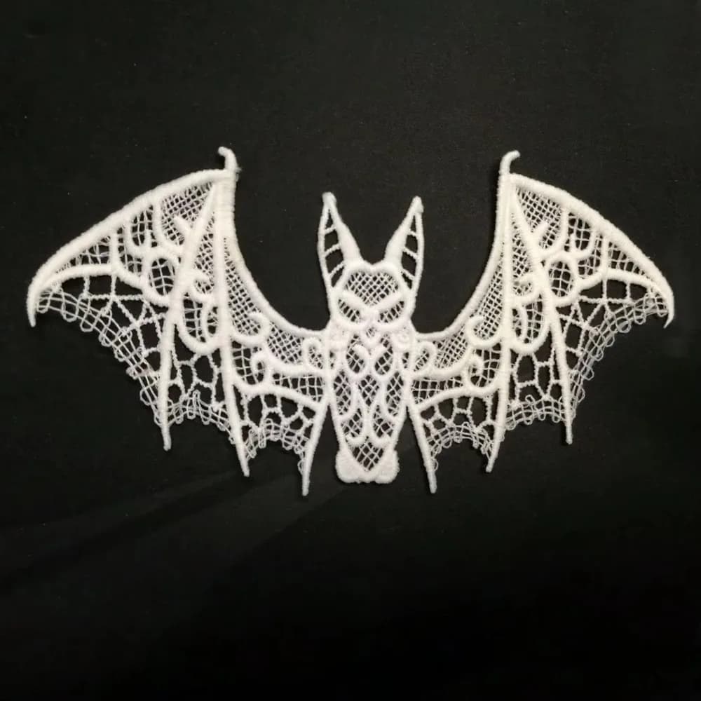 Décoration de Festival d'halloween chauve-souris noir/blanc, légère et réaliste, décoration de salle