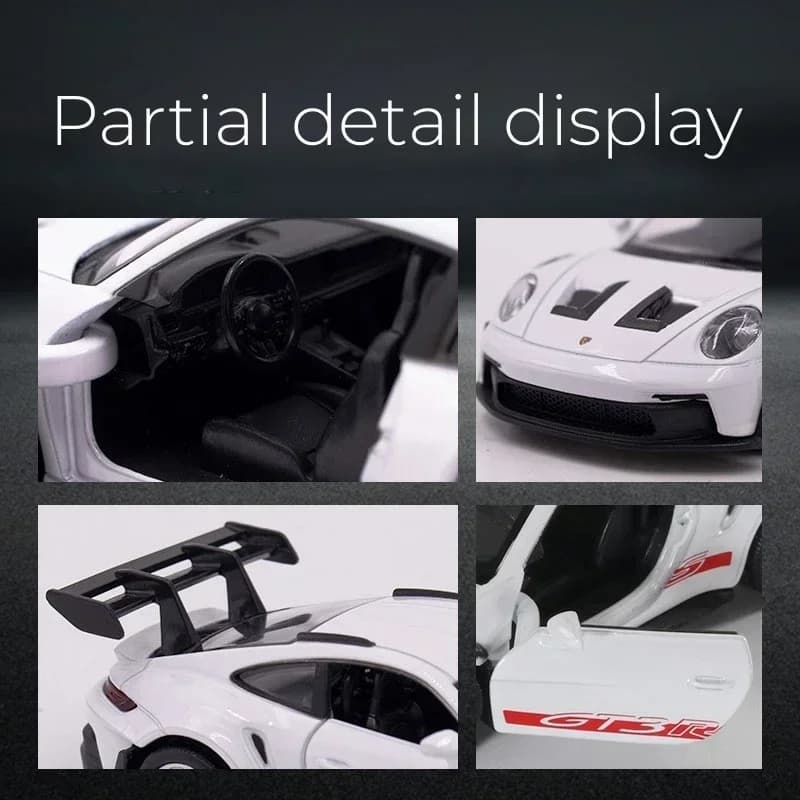 1:36 Porsche 911 GT3 RS Mini modèle de voiture en alliage course moulé sous pression jouet en métal 