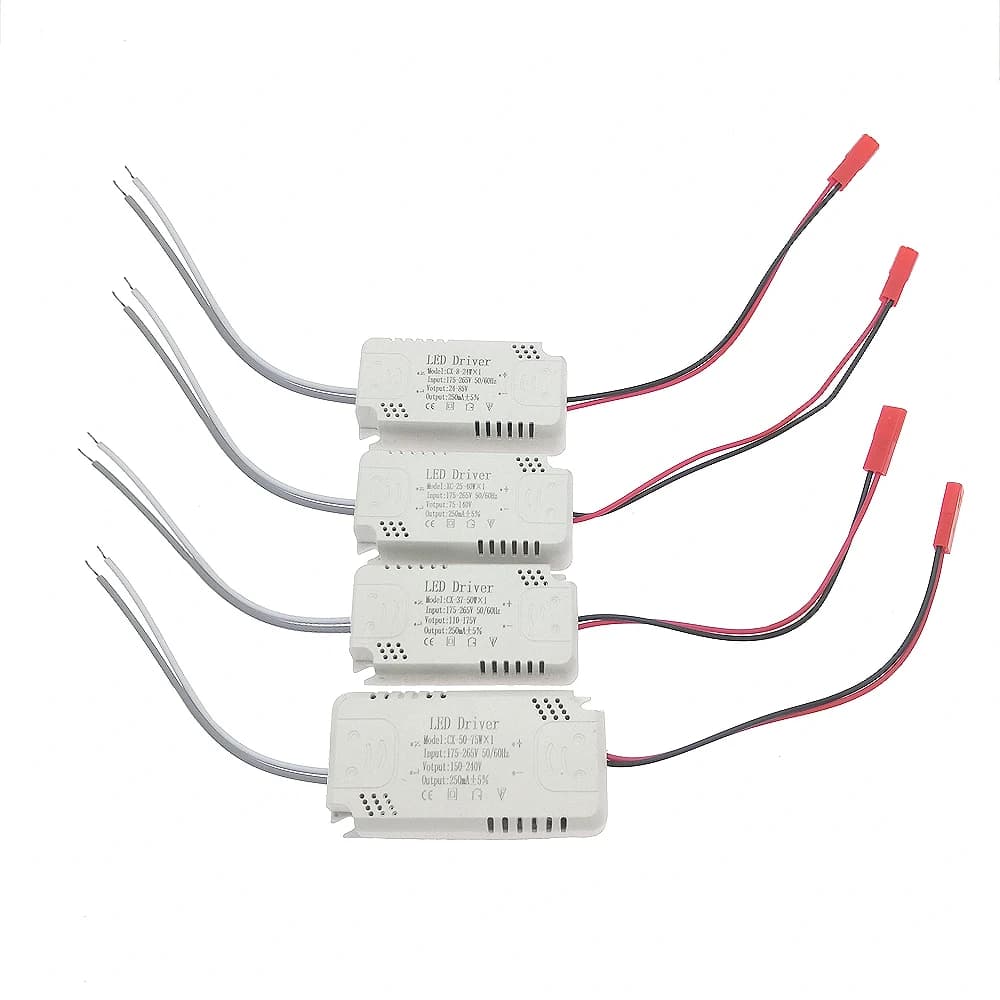 Pilote de puissance LED 250ma, 8-24x1w, 25-40x1w, 50-75x1w, 220V, transformateurs d'éclairage pour r