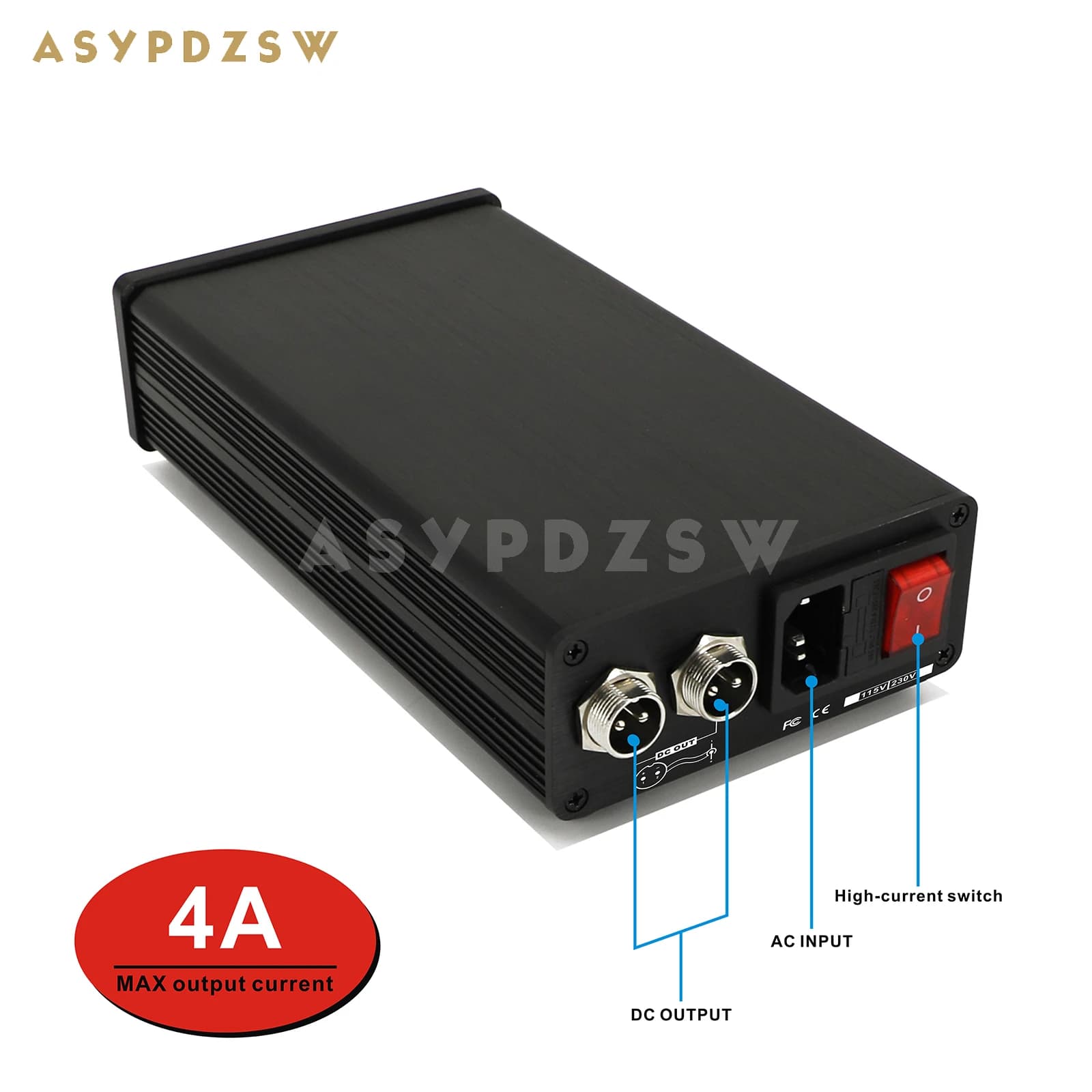 Alimentation linéaire A32 50VA HIFI à très faible bruit, DC 5V/9V/12V/15V/18V/19V/24V LPS