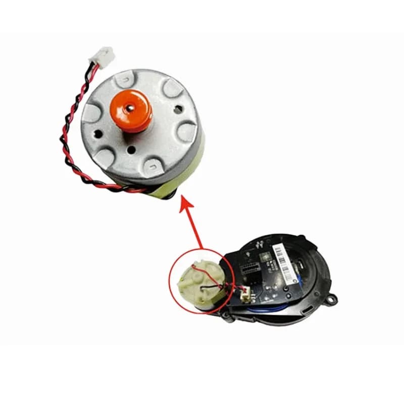 Moteur pour aspirateur Xiaomi Roborock S50 S51 S55 S5 S5 Max S6 Pure S6 MaxV avec poulie Orange, cap