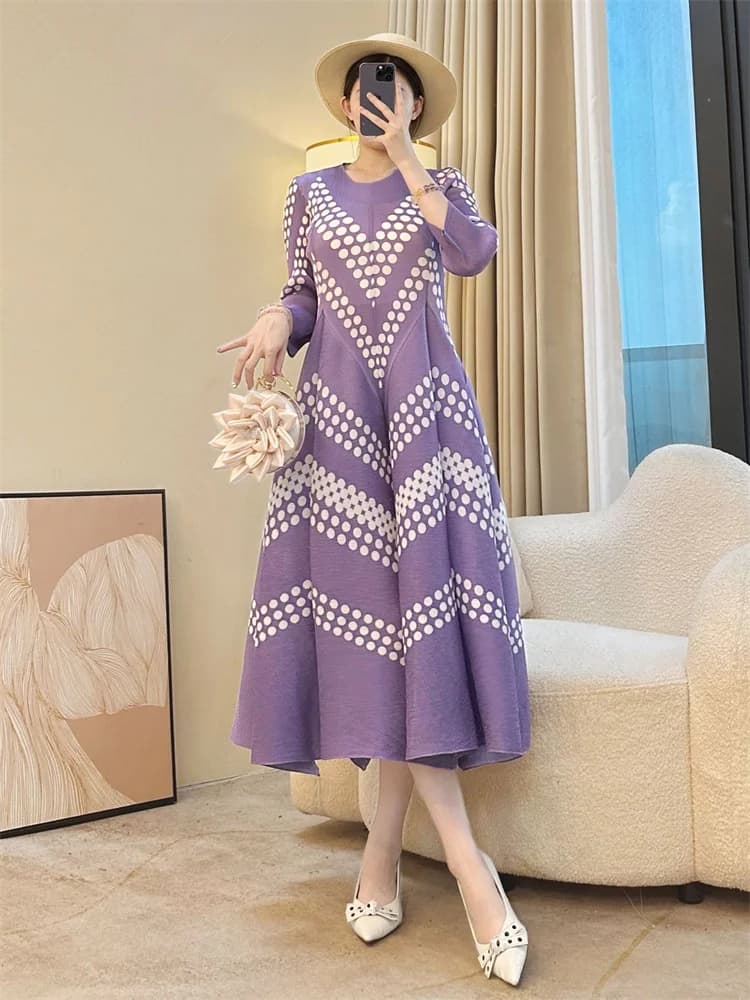 Robe longue ample et élégante pour femmes, nouvelle mode printemps et été 2026, littéraire française