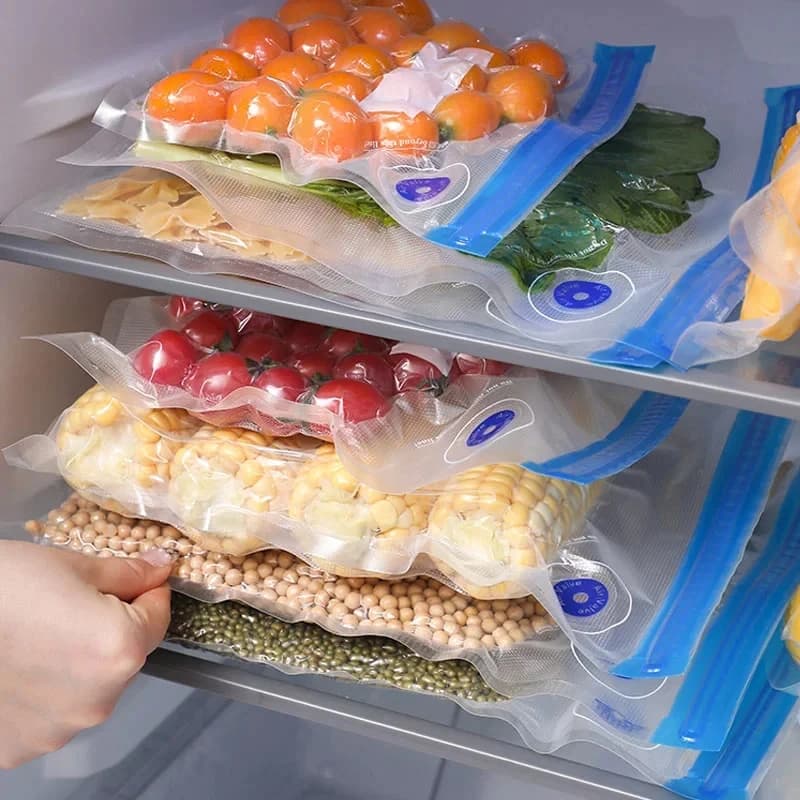 Sacs de scellage sous vide réutilisables, 5/10 pièces, sac de stockage des aliments, sac de scellage