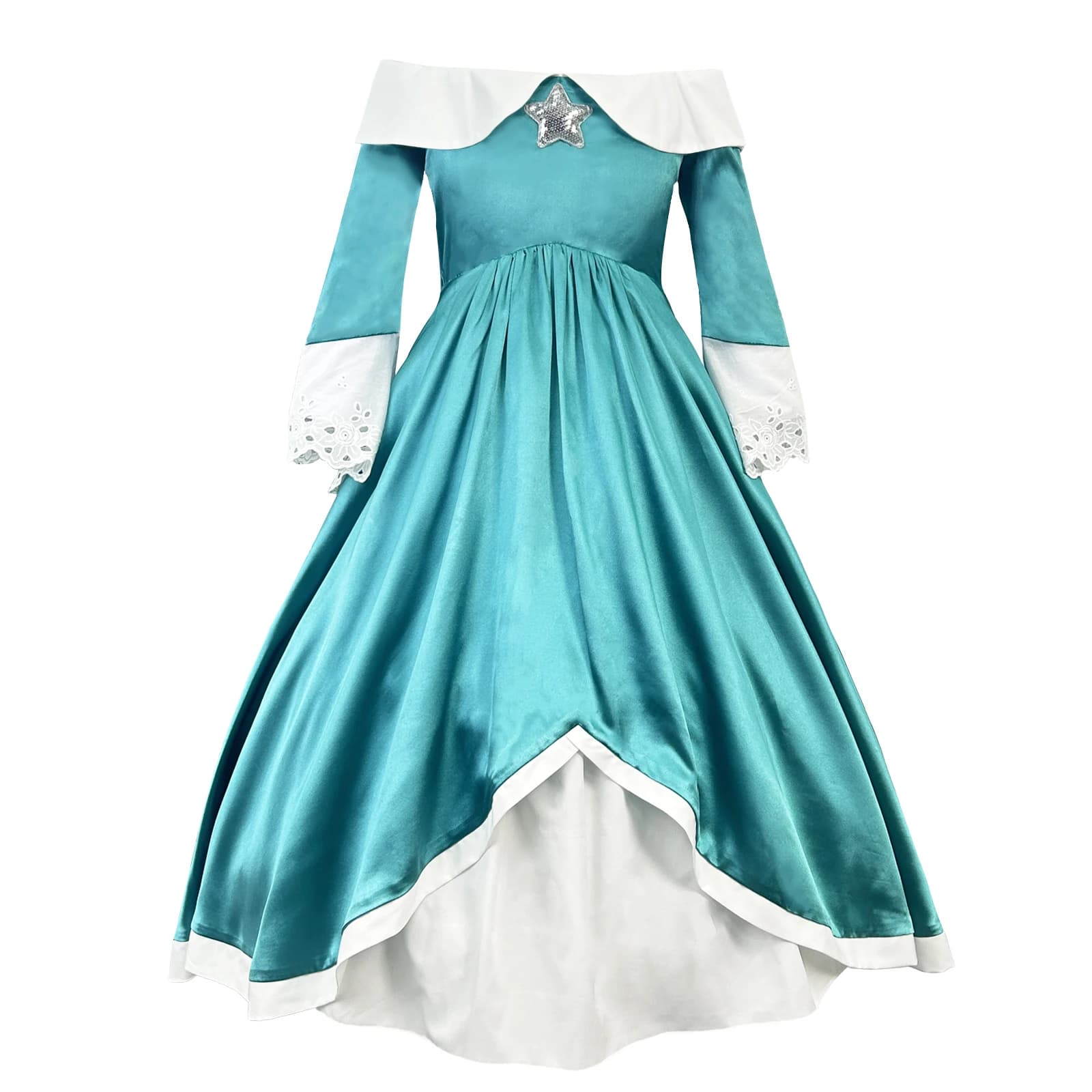 Robe verte pour fille, costume de princesse, jeu de rôle, fête, Halloween, carnaval, robe d'annivers