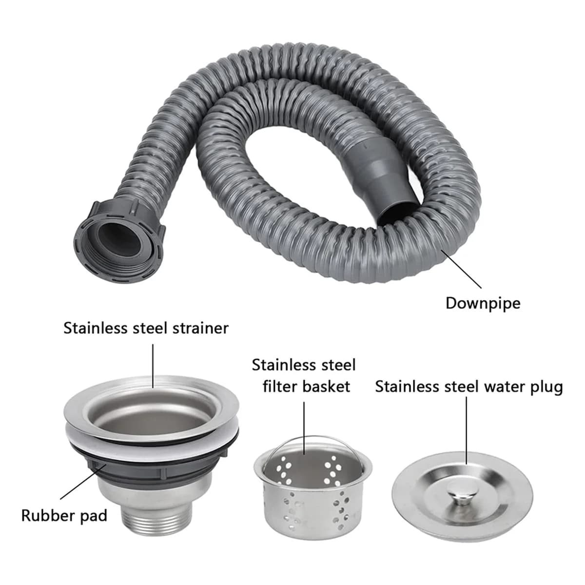 Bouchon de vidange bouchon d'évier en acier inoxydable, bouchon de vidange de lavabo de shampoing de