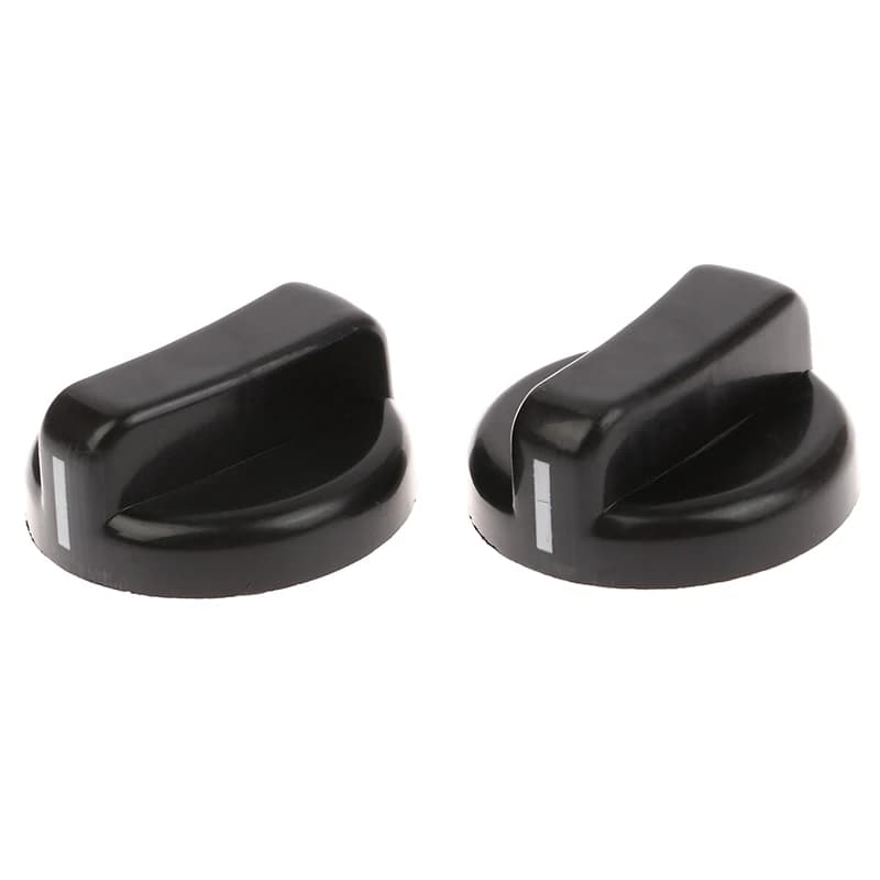 Poignée en plastique générale de 8mm, 2 pièces, remplacement de cuisinière à gaz, bouton de commande