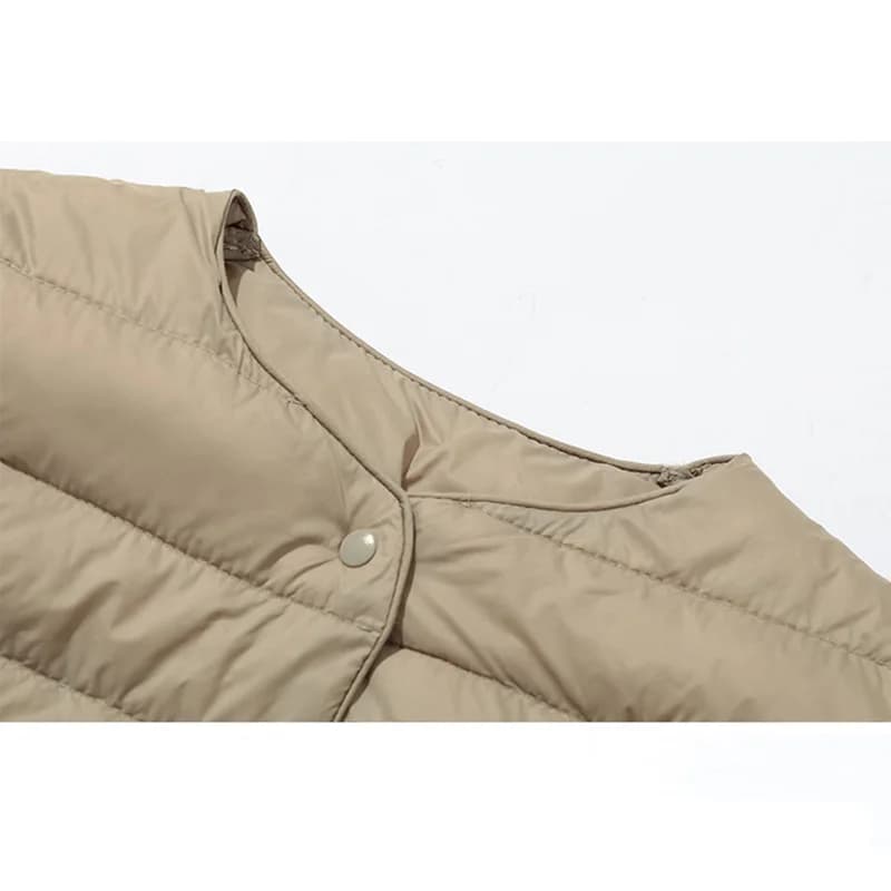 SEDUTMO-Veste matelassurera en duvet de canard ultra légère pour femme, veste chaude, gilet basique,