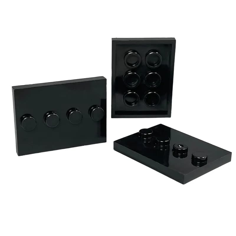 Support de figurines de ville, 50 pièces, blocs de construction MOC à monter soi-même, accessoires, 