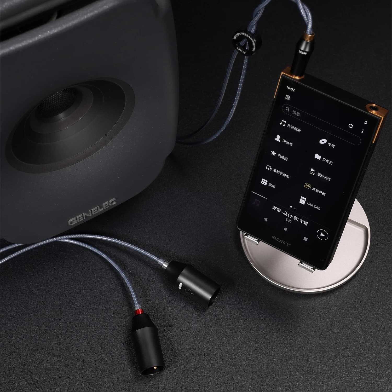 Esse ddHiFi-Câble de signal de blindage BC44XLR, composant de 4.4mm vers XLR, 3 broches, connexion d