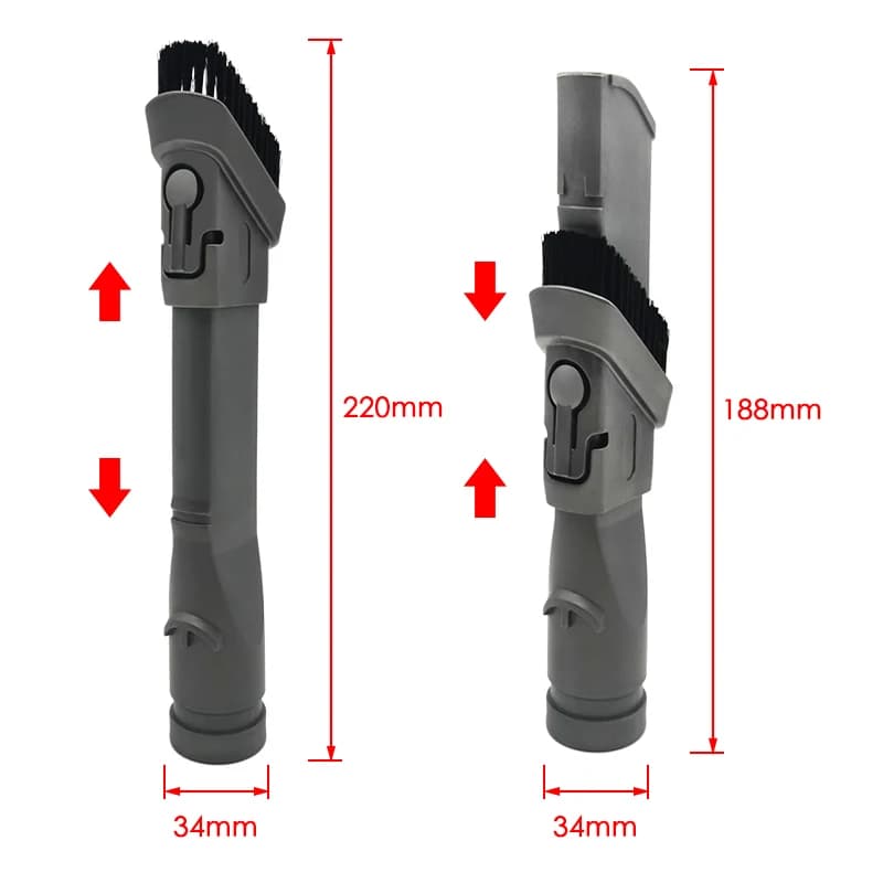 Ensemble d'outils pour aspirateur Dyson, brosse à épousseter, longue fente, accessoires d'invitation