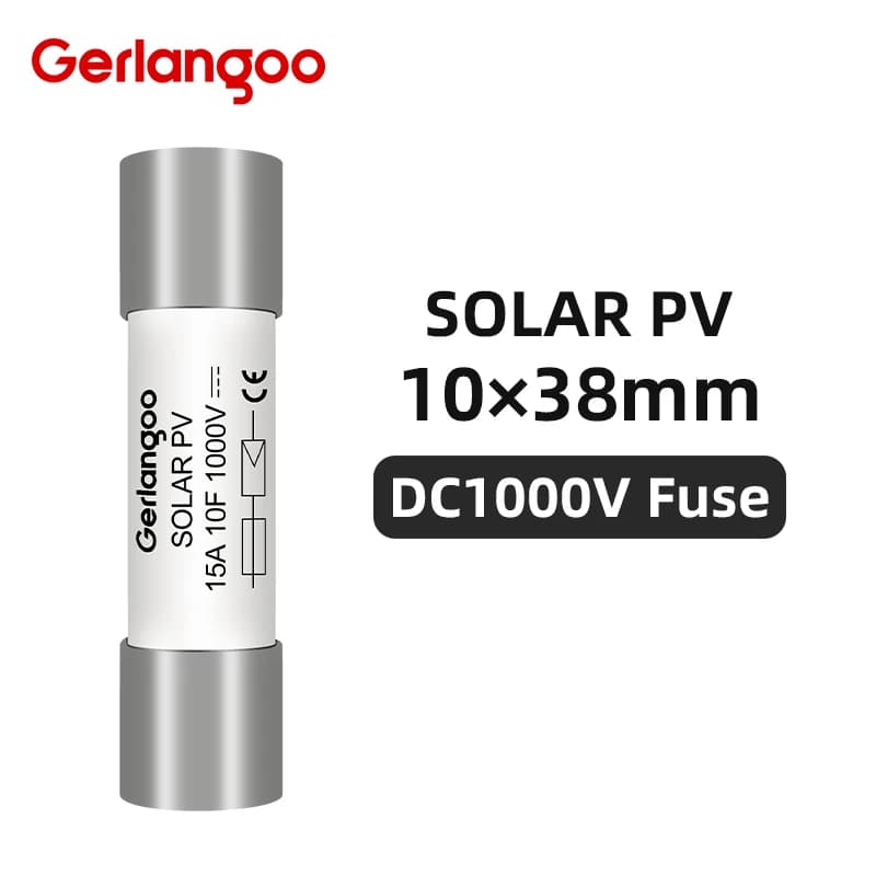Un ensemble de 2 porte-fusibles parallèles DC 10*38mm haute tension solaire photovoltaïque 1000V 6A-