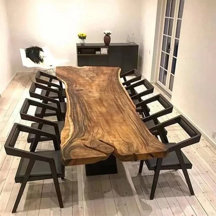 Tables à manger et chaises en bois, meubles de maison de luxe, restauration, vente en gros, prix bas