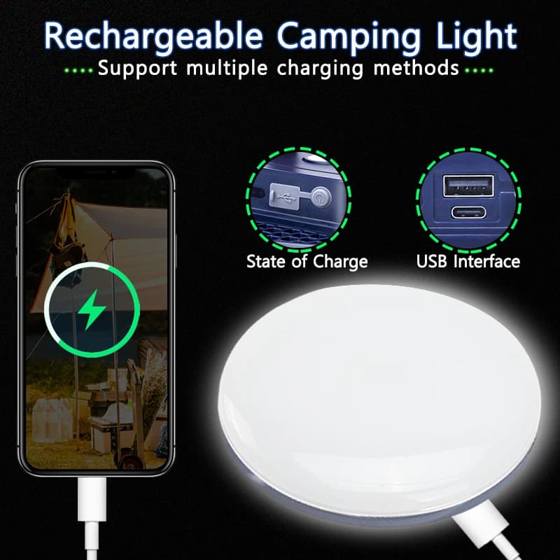 MOSucks ING-Lanterne de camping LED aste, lampe de poche portable injuste, lampe de pêche, budgétair