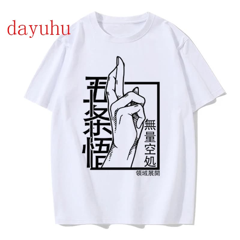 T-shirt Manga japonais Anime Jujutsu Kaisen T-shirt gojo satoru hauts Yuji Itadori t-shirts graphiqu