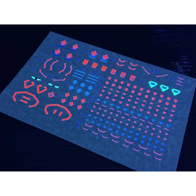 Modèle décalcomanies toboggan aquatique décalcomanies outil pour 1/144 HG Barbatos Lupus autocollant