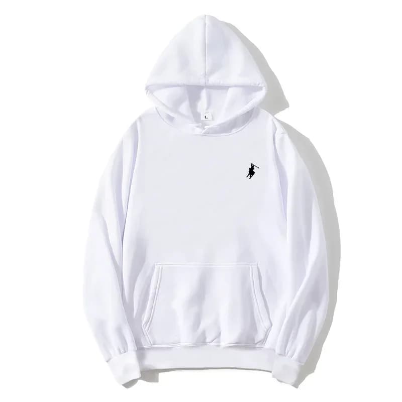 Sweat-shirt à capuche imprimé polo 2025 pour l'automne et l'hiver, adapté aux hommes et aux femmes, 
