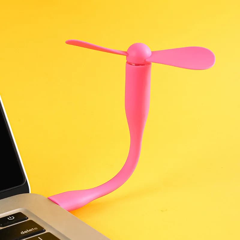 Mini ventilateur USB, ventilateur de refroidissement Flexible et pliable, pour batterie externe, ord