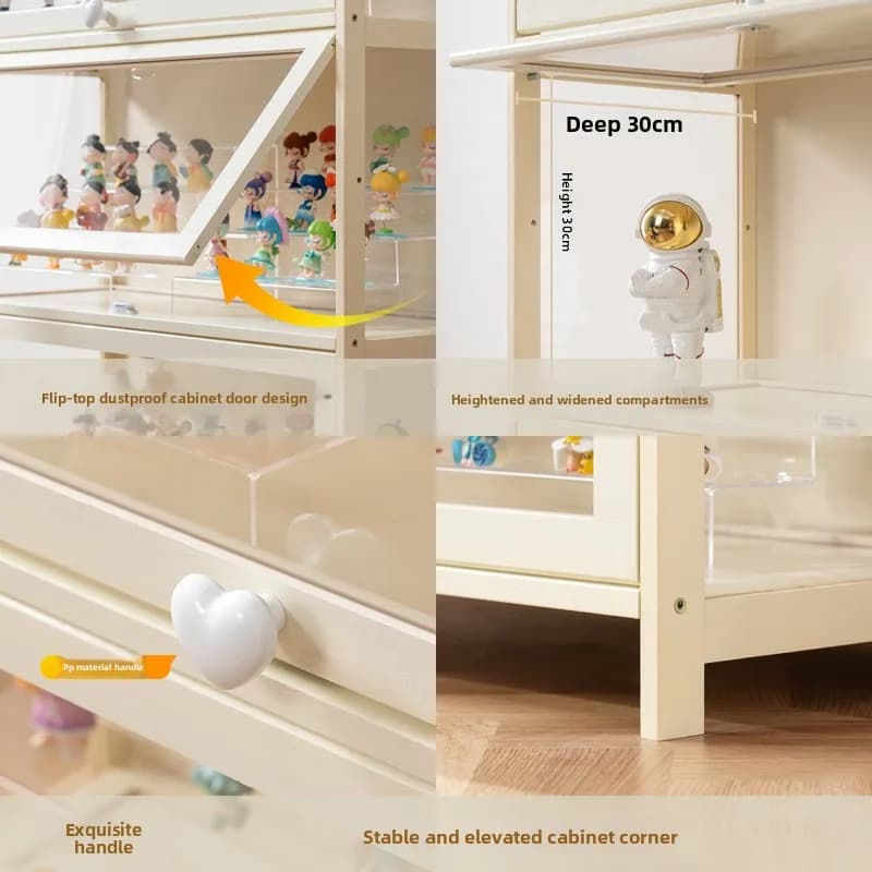 Figurine Lego vitrine ménage crème vent anti-poussière acrylique Transparent modèle jouet boîte aveu