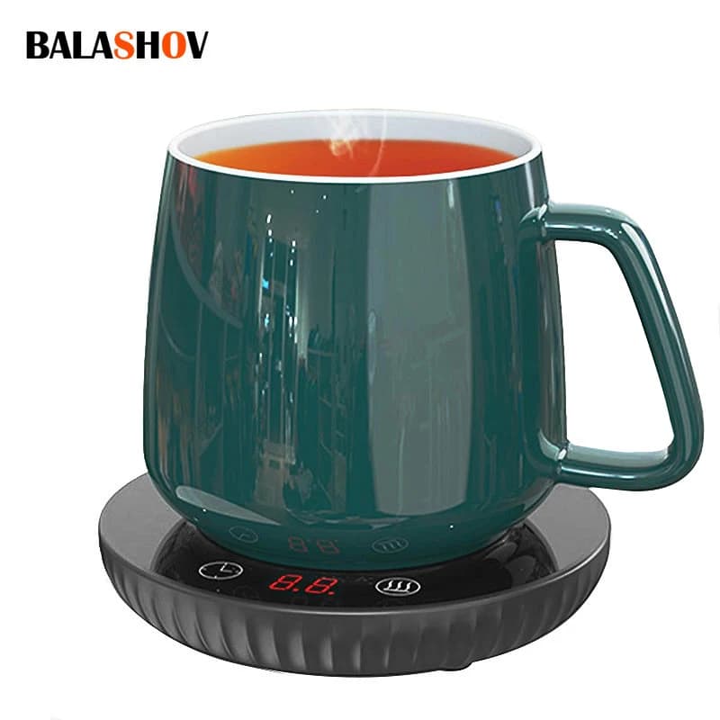 Tasse chauffe-tasse café lait thé eau tasse chauffage électrique tactile Pad température réglable th