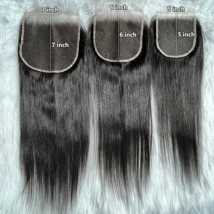 Eva cheveux réel HD dentelle 5x5 6x6 7x5 9x6 HD fermeture cheveux humains Invisible fondu peaux 13x4