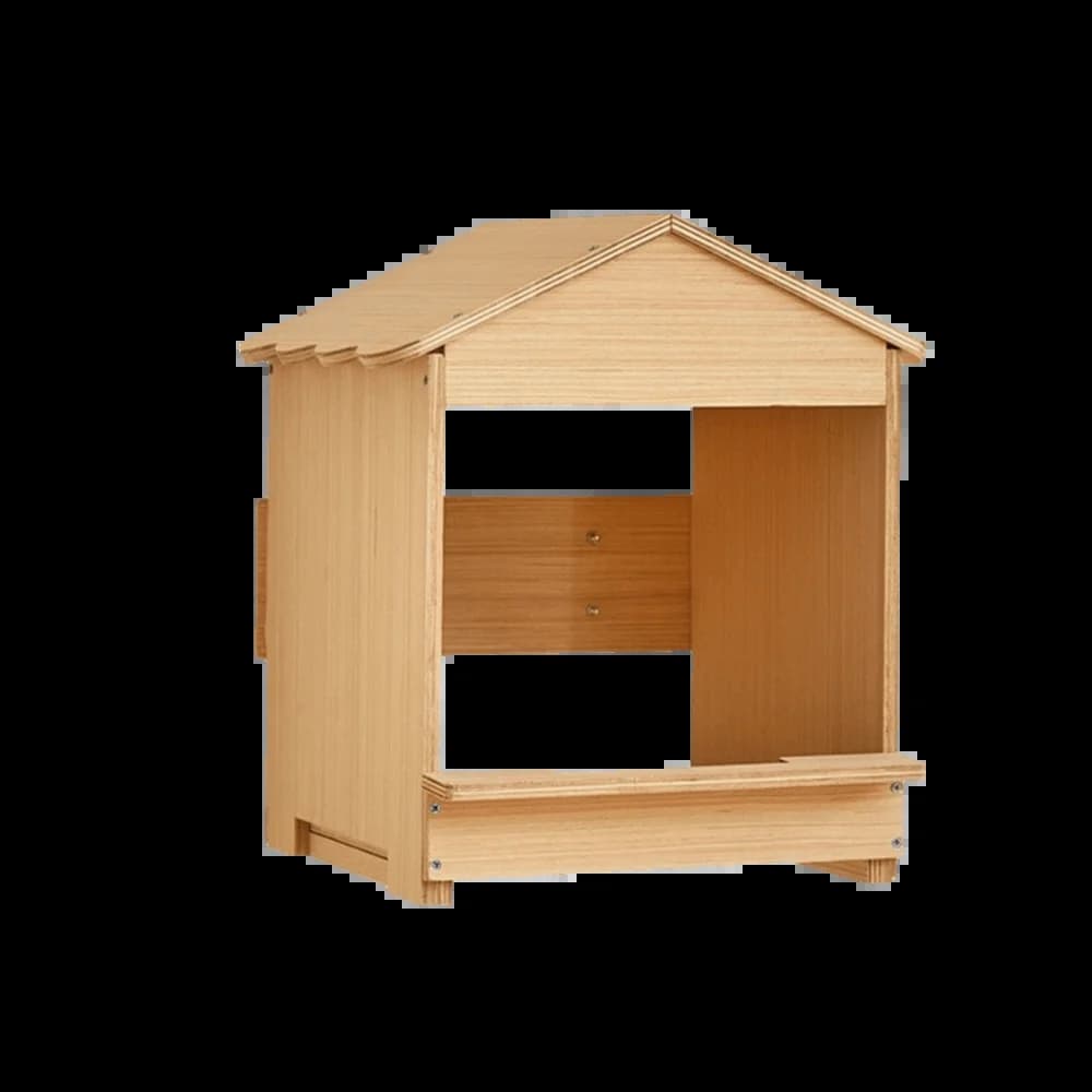 Nichoir mural en bois pour poules, grande capacité, en forme de maison, poulailler détachable, cage