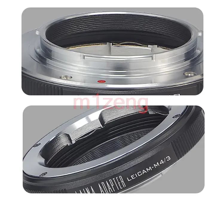 Bague d'adaptation pour objectif leica M LM à Olympus Panasonic figuré/3 M43 G1 mesur4 GH1 GF1 GF3 g