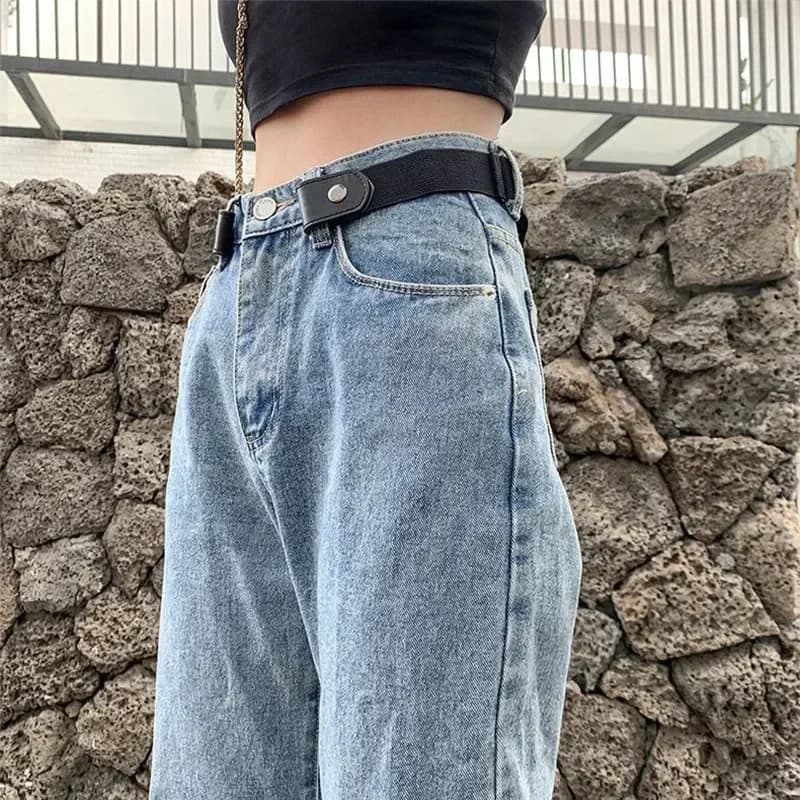 Bandeau élastique ajustable en toile 2024, ceinture invisible, sans structure, environnement pour fe