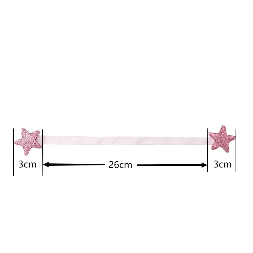 Magnétique nouveau pentagramme rideau cravate corde arrimage Accessoires dos retenues boucle Clips s