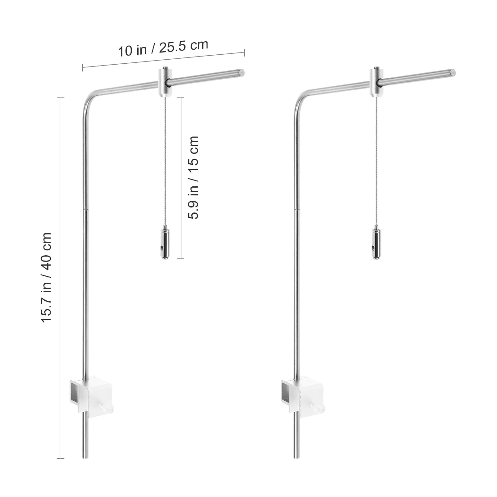 Support de lumière pour aquarium, support d'éclairage pour plantes aquatiques, support suspendu pour