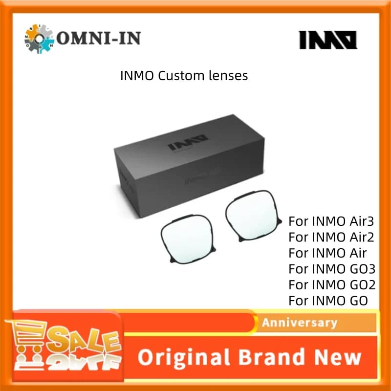 Lunettes intelligentes INMO VR, accessoires de lentilles personnalisées sur ordonnance, adaptés aux 