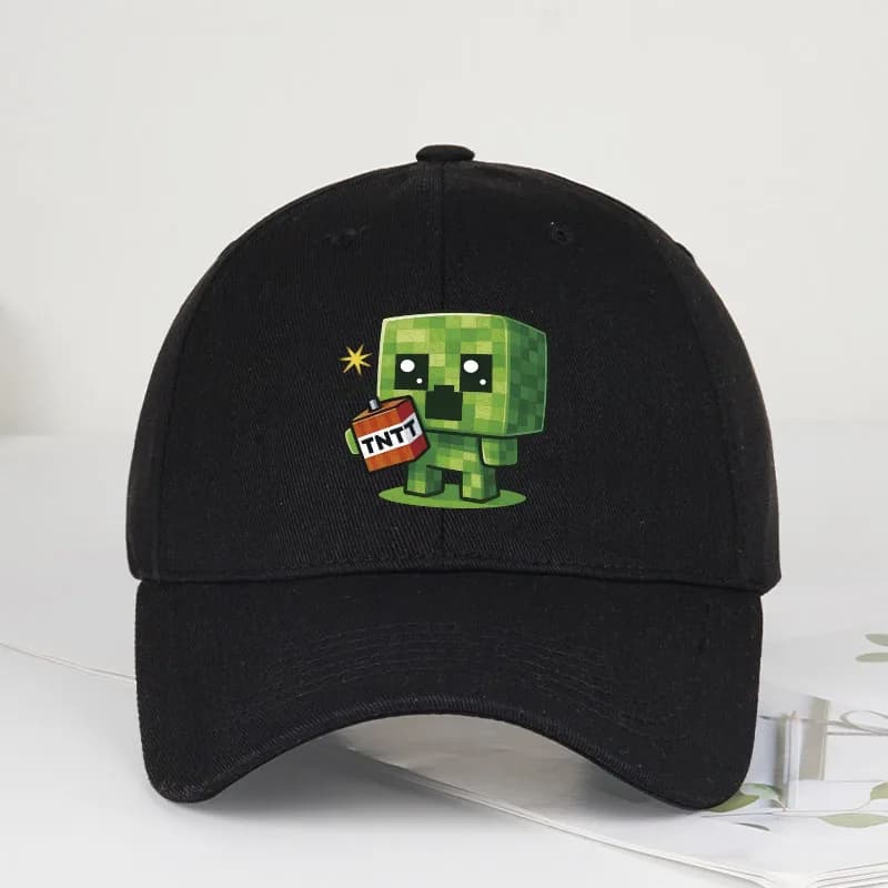 Casquette de baseball à motif Creeper |   Casquette Hip-Hop unisexe, légère et ajustée, idéale pour 