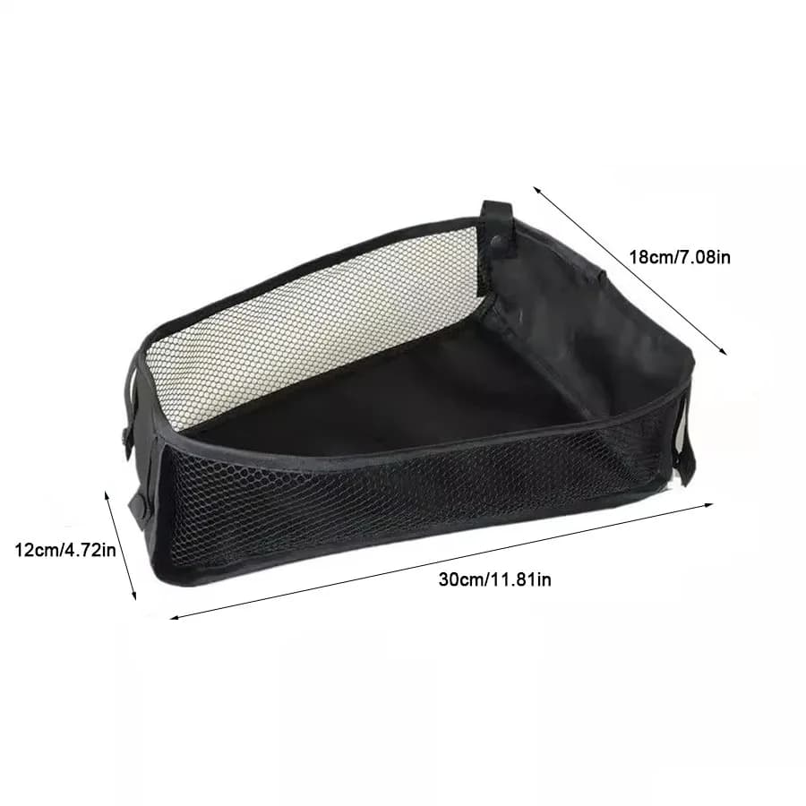 Sac de rangement inférieur pour poussette, panier de rangement universel en maille tridimensionnelle