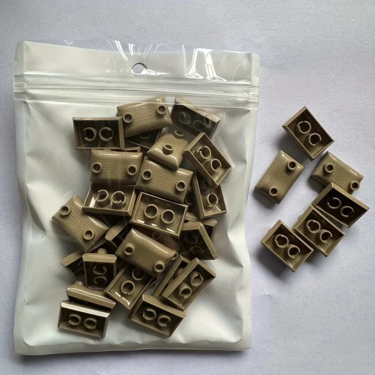 Blocs de construction en briques à petites particules en vrac, 60 pièces, compatibles avec petites p