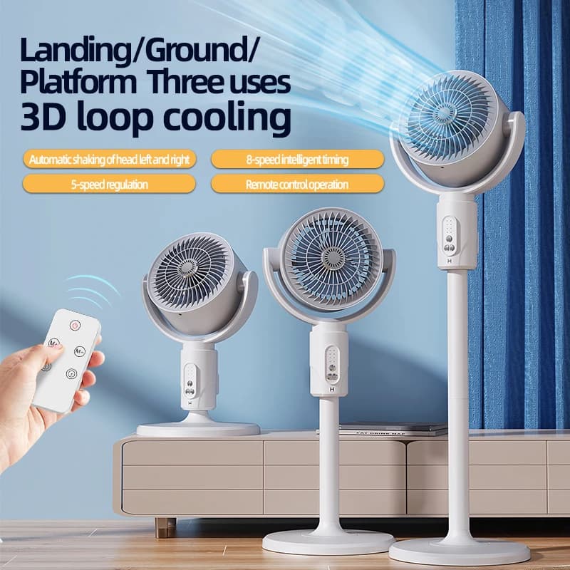 Ventilateur Osccorporelle Rechargeable à Air en Surpoids, Support Réglable à Cinq Vitesses, Recomman