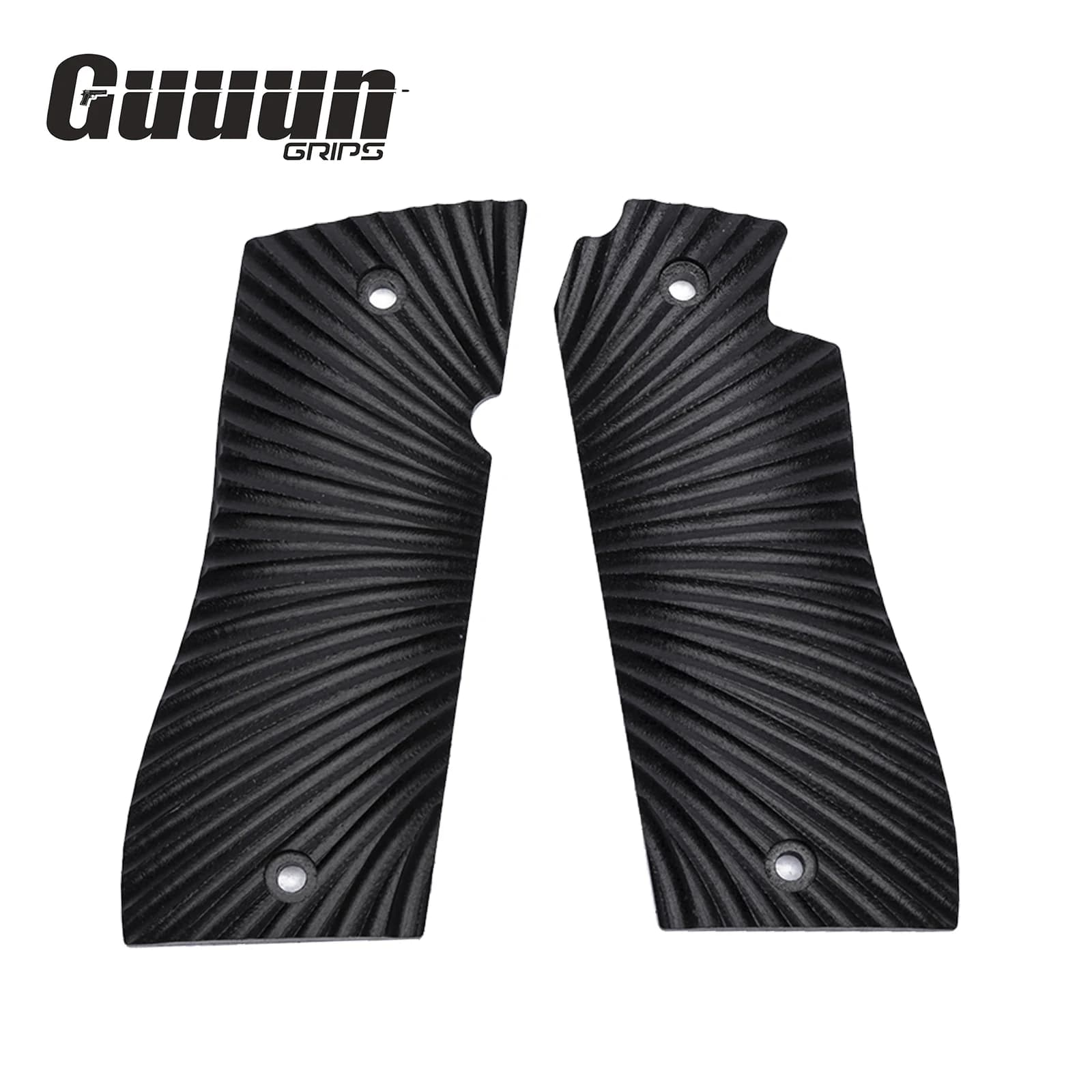 Guuun – poignée G10 pour Star BM/BKM OPS, Texture Sunburst, 6 couleurs au choix