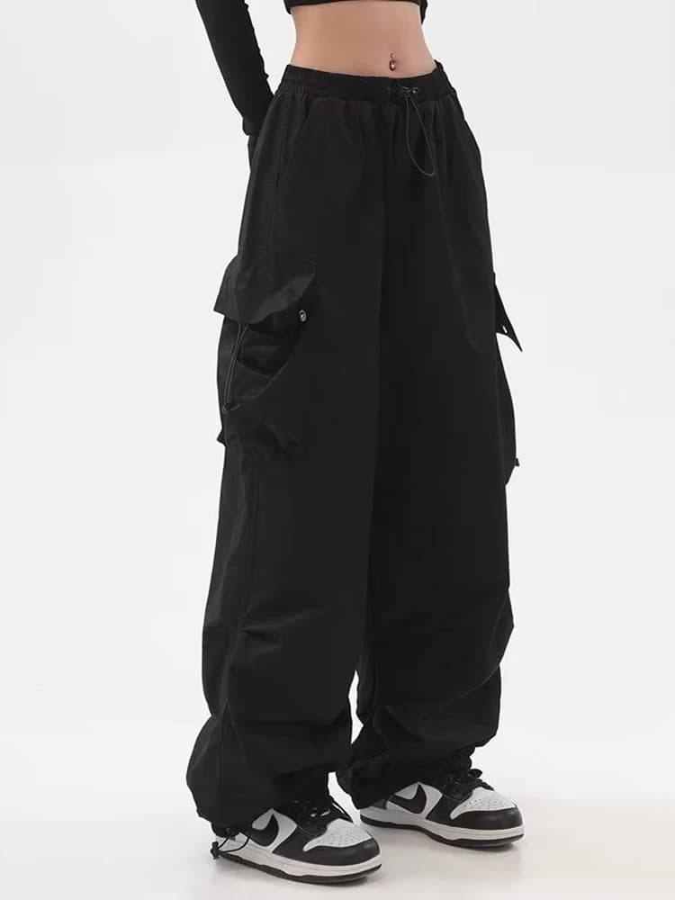 Zoki – pantalon Cargo pour femmes, style rétro américain, Streetwear, Hip Hop, mode d'été, Bf Haraju
