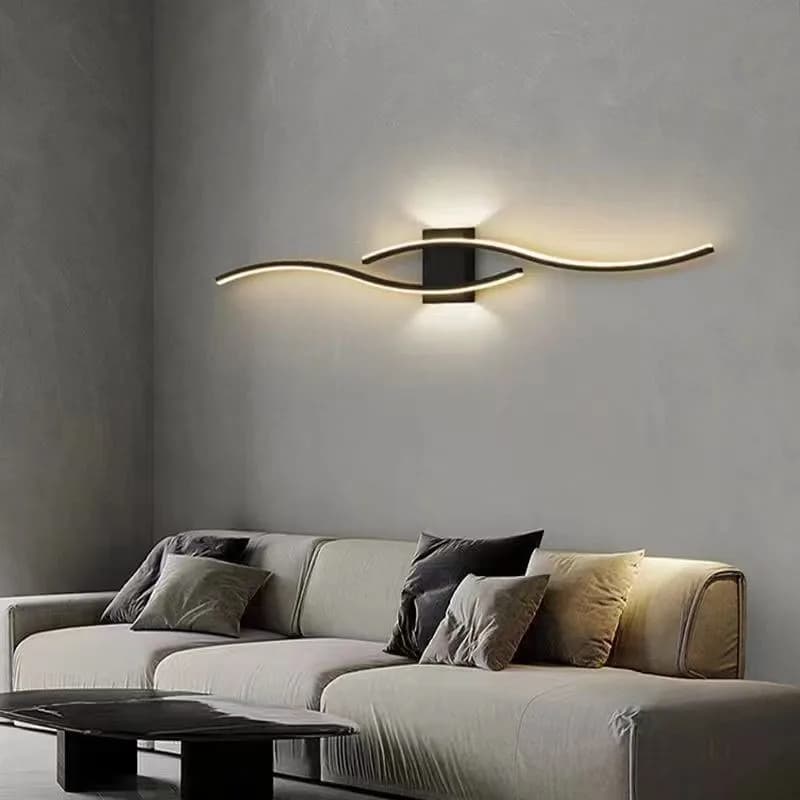 Moder mur LED lampe longue bande appliques TV fond éclairage décoratif pour chambre salon maison int